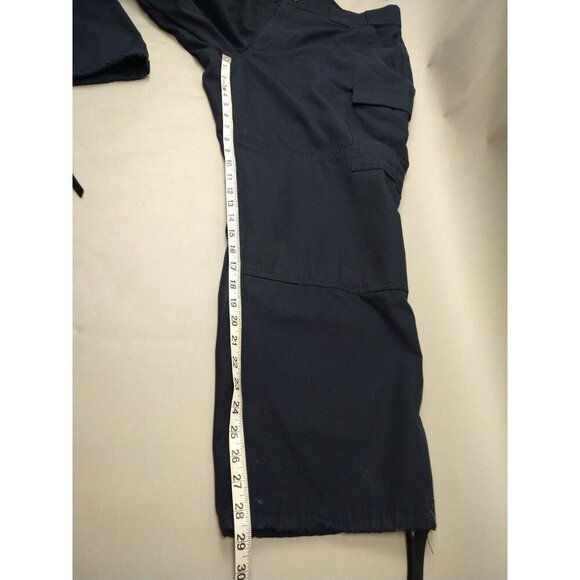 5.11 Tactical Navy Mens TDU Pant 74003 XL/short Rip Stop Drawstring - Picture 4 of 12